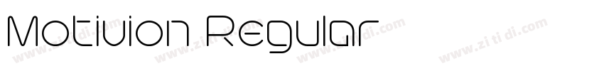 Motivion Regular字体转换 Motivion Regular字体转换